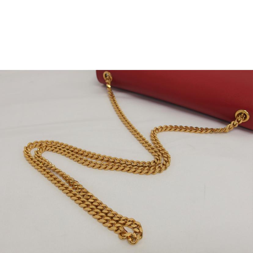 SAINT LAURENT サンローラン/ケイトミディアム/チェーンショルダーバッグ/レッド/364021//ABランク/04