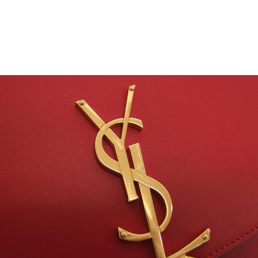 SAINT LAURENT サンローラン/ケイトミディアム/チェーンショルダーバッグ/レッド/364021//ABランク/04