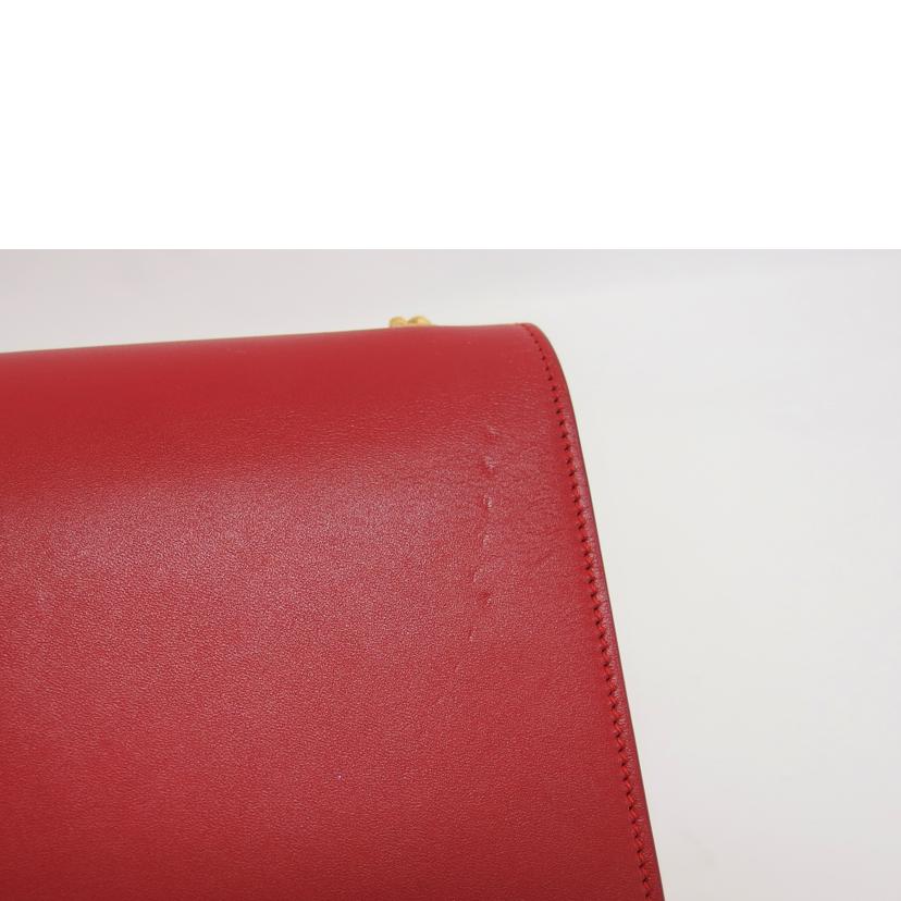 SAINT LAURENT サンローラン/ケイトミディアム/チェーンショルダーバッグ/レッド/364021//ABランク/04