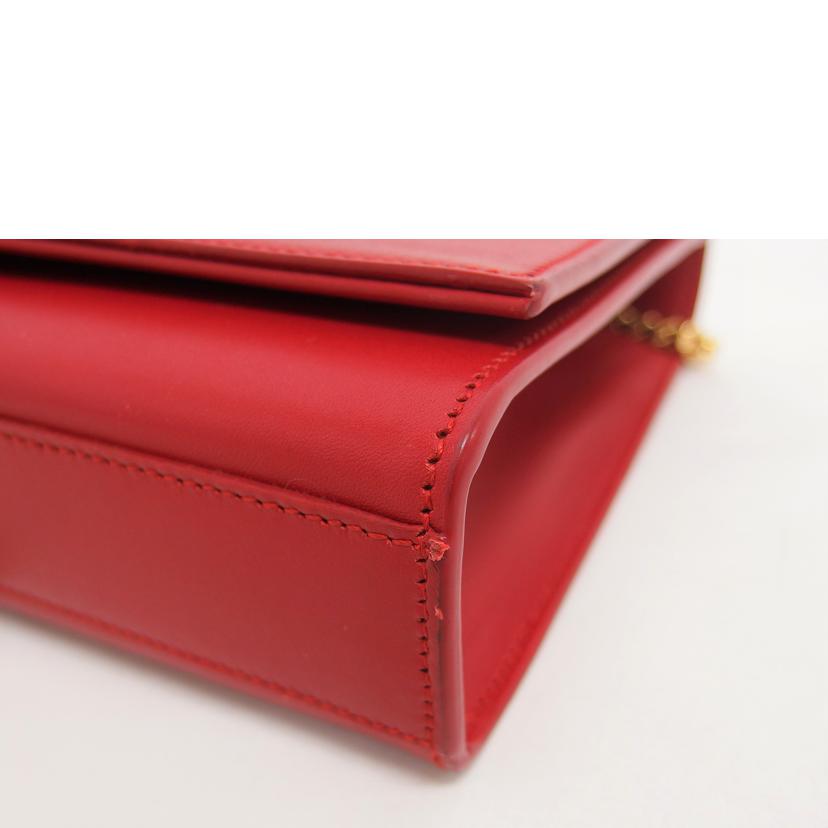 SAINT LAURENT サンローラン/ケイトミディアム/チェーンショルダーバッグ/レッド/364021//ABランク/04