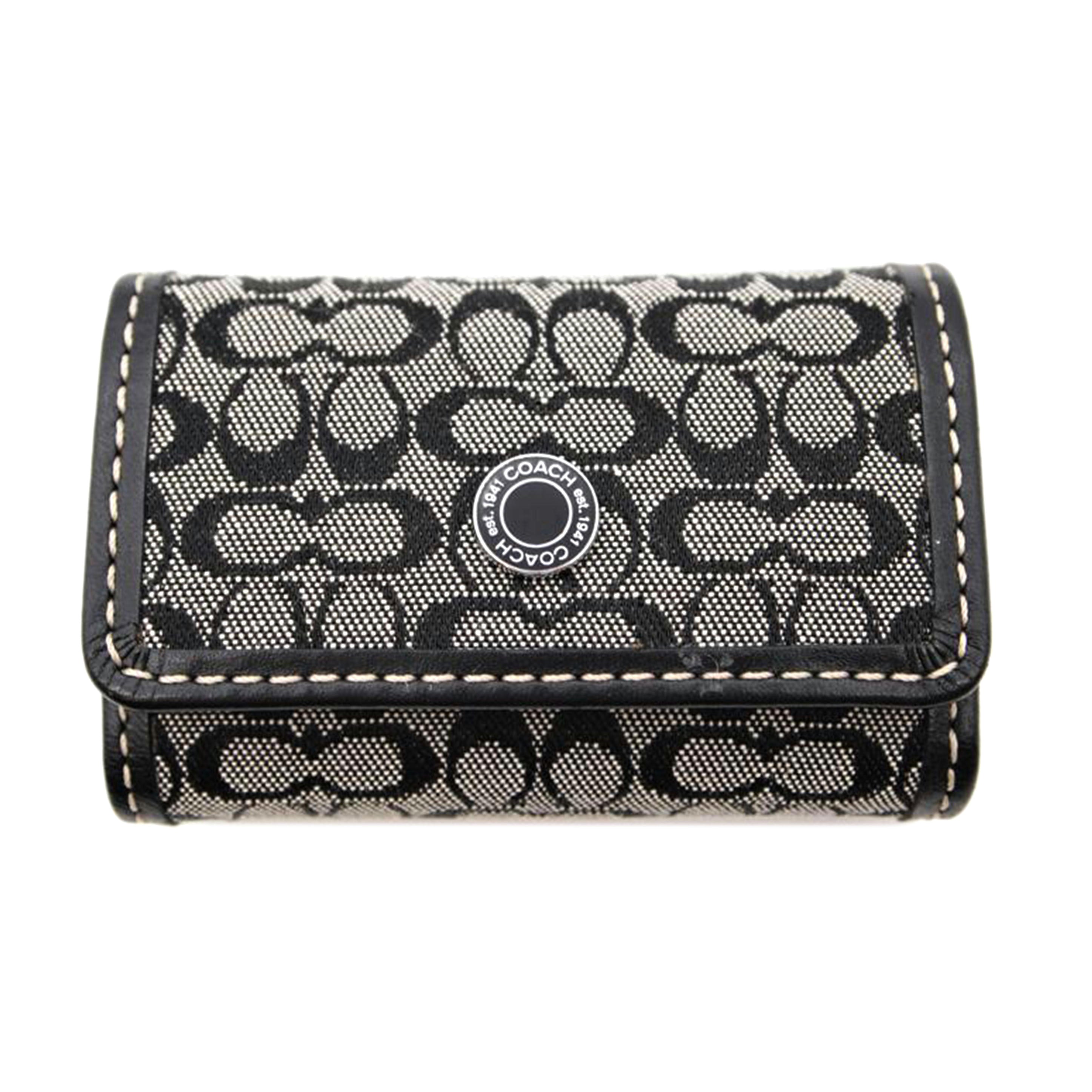 COACH コーチ/ミニシグネチャーコンタクトケース/ミラー付//Aランク/13