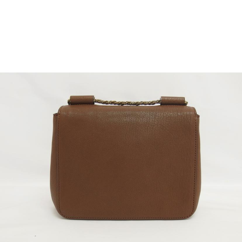 Chloe クロエ/エルシーチェーンショルダーバッグ/ブラウン//02135765/ABランク/04