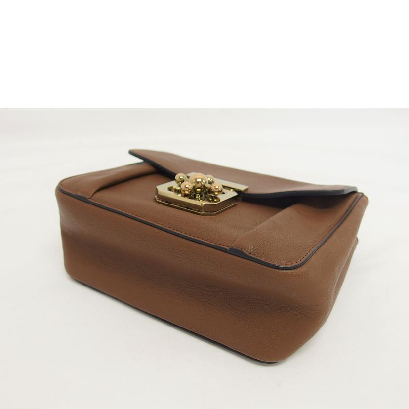 Chloe クロエ/エルシーチェーンショルダーバッグ/ブラウン//02135765/ABランク/04