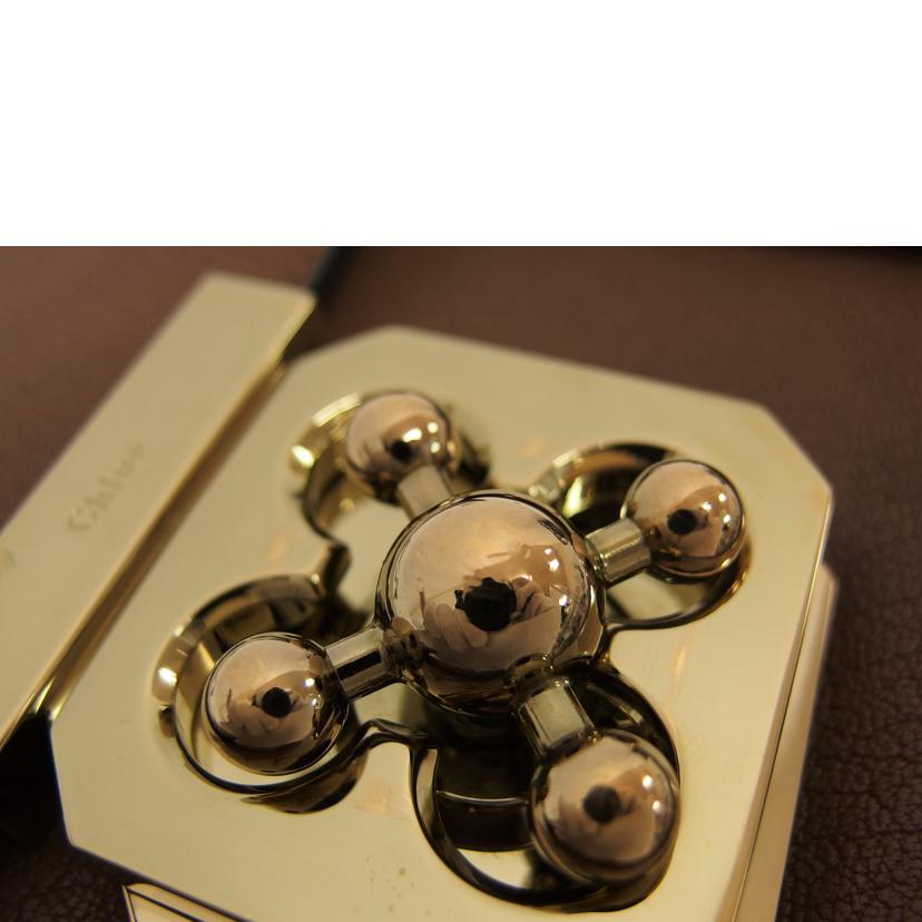 Chloe クロエ/エルシーチェーンショルダーバッグ/ブラウン//02135765/ABランク/04