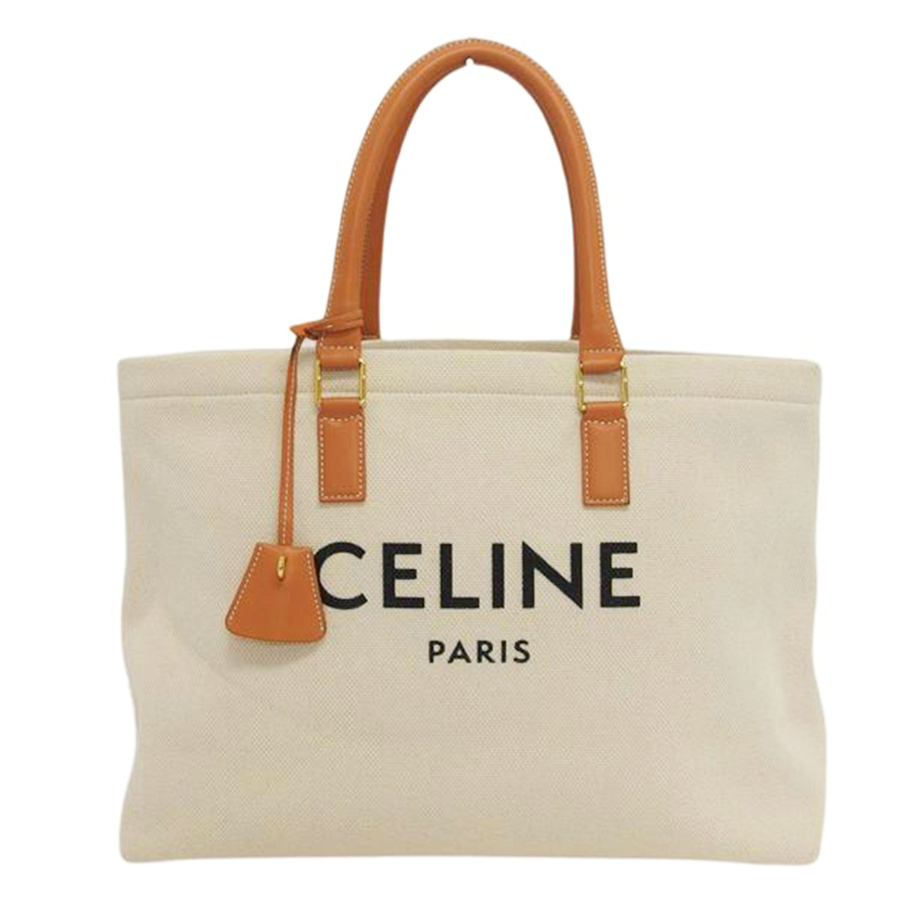 CELINE セリーヌ/ホリゾンタルカバ/キャンバストートバッグ/ナチュラル/19006//F-SL-2109/ABランク/04