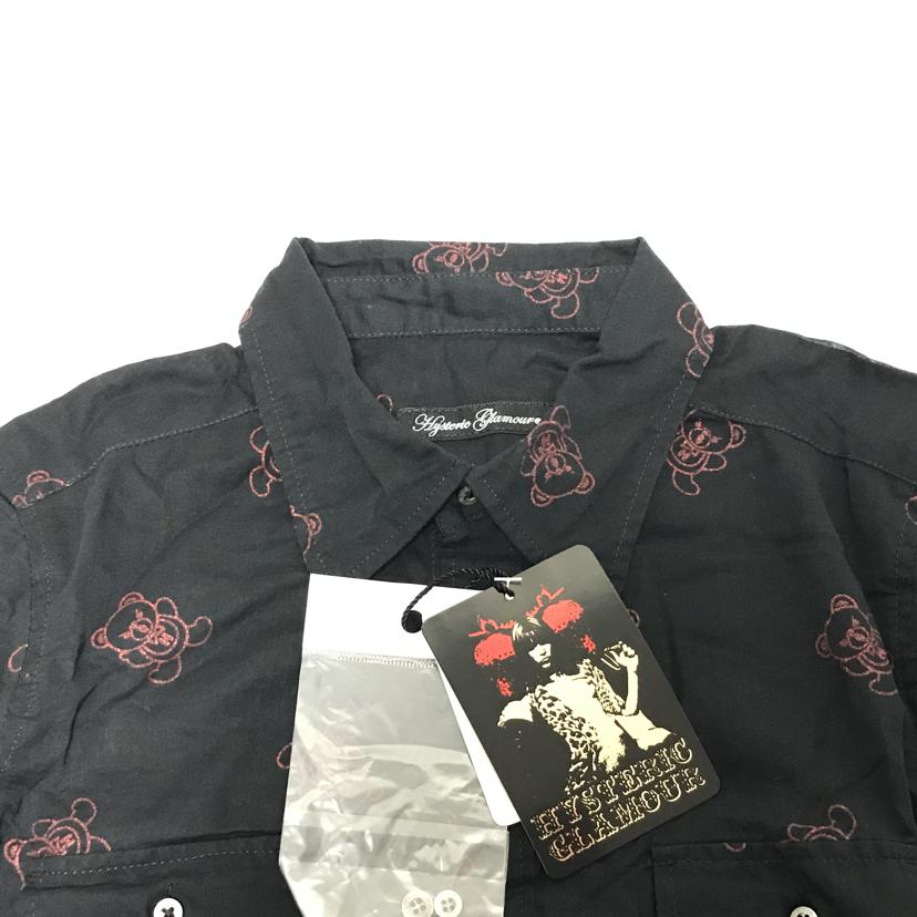 Hysteric Glamour ヒステリックグラマー/ベアプリントシャツ/ブラック/2AH-1630//Sランク/51