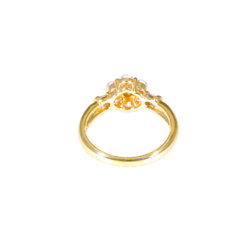 / K18ダイヤリング0.83/0.28ct//ABランク/75