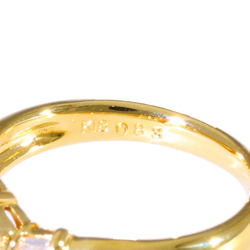 / K18ダイヤリング0.83/0.28ct//ABランク/75