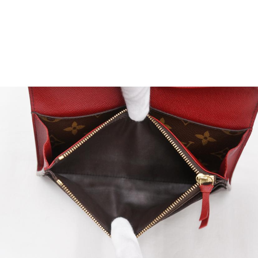 LOUIS VUITTON ルイヴィトン/ポルトフォイユ・エミリー/モノグラム/ルージュ/M63544//CA1140/ABランク/67