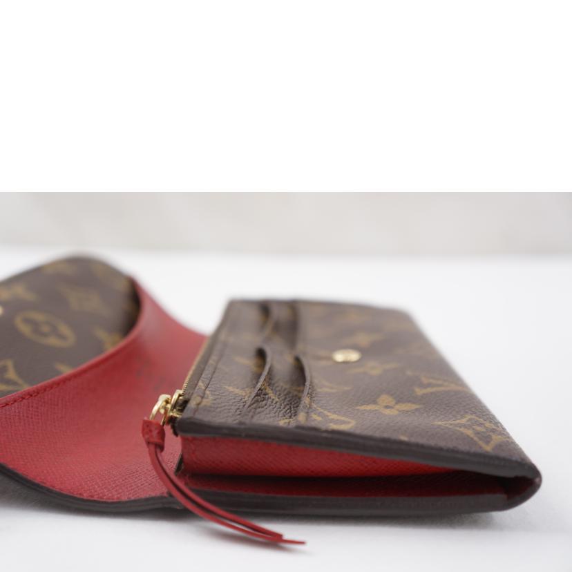 LOUIS VUITTON ルイヴィトン/ポルトフォイユ・エミリー/モノグラム/ルージュ/M63544//CA1140/ABランク/67