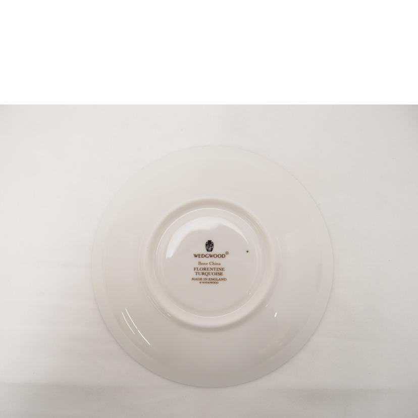WEDGWOOD ウェッジウッド/フロレンティーン ターコイズ ティーカップ&ソーサー/サイズ:カップ口径約10.5cm、高さ約5cm/ソーサー直径約14.5cm//SAランク/69
