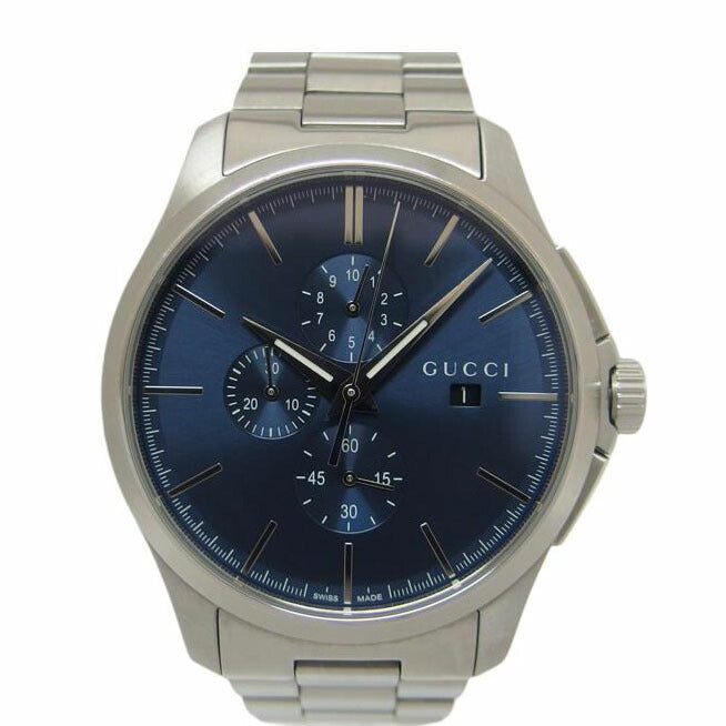 GUCCI グッチ/Gタイムレス/クロノグラフ/デイトウォッチ/クォーツ/YA126273(126.2)//16704446/ABランク/04