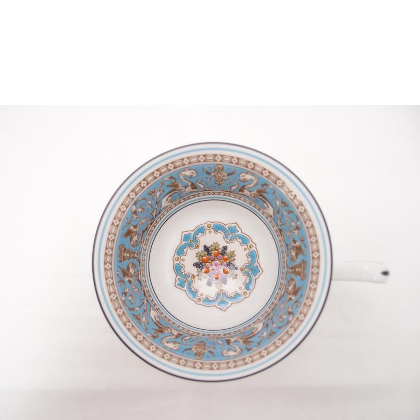 WEDGWOOD ウェッジウッド/フロレンティーン ターコイズ ティーカップ&ソーサー//SAランク/69