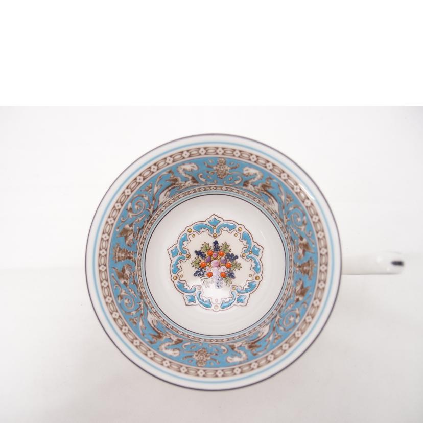WEDGWOOD ウェッジウッド/フロレンティーン ターコイズ ティーカップ&ソーサー//SAランク/69