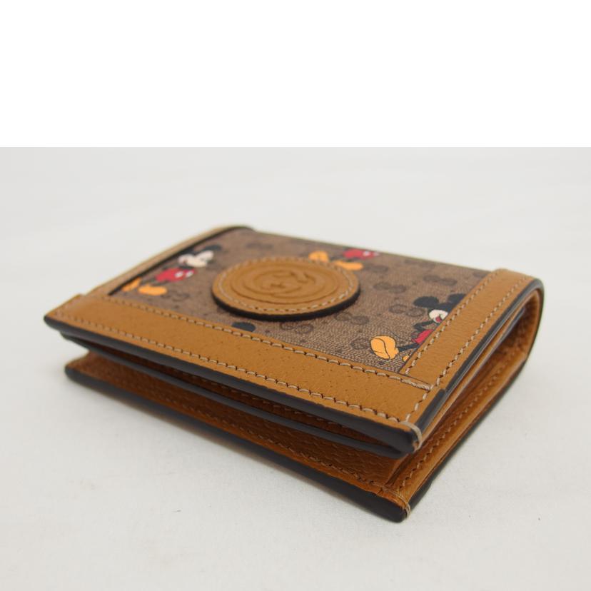 GUCCI グッチ/ディズニーコラボ/GGスプリーム/二つ折り財布/602534//0959/Aランク/04