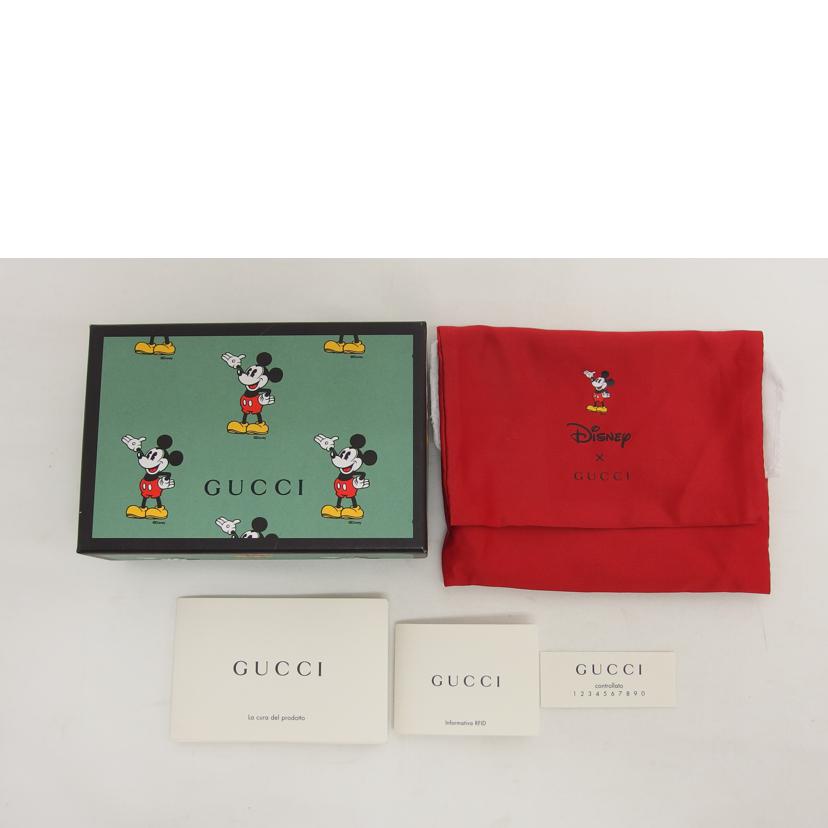 GUCCI グッチ/ディズニーコラボ/GGスプリーム/二つ折り財布/602534//0959/Aランク/04