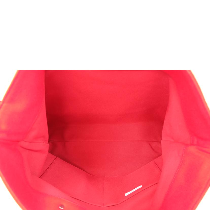 KATHARINE HAMNETT キャサリンハムネット/HAINS WORTHコラボ ウールトート赤//ABランク/71