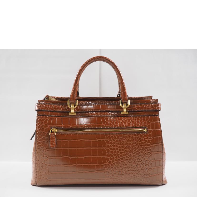 GUESS ゲス/クロコ型押しフェイクレザーバッグ//ABランク/79