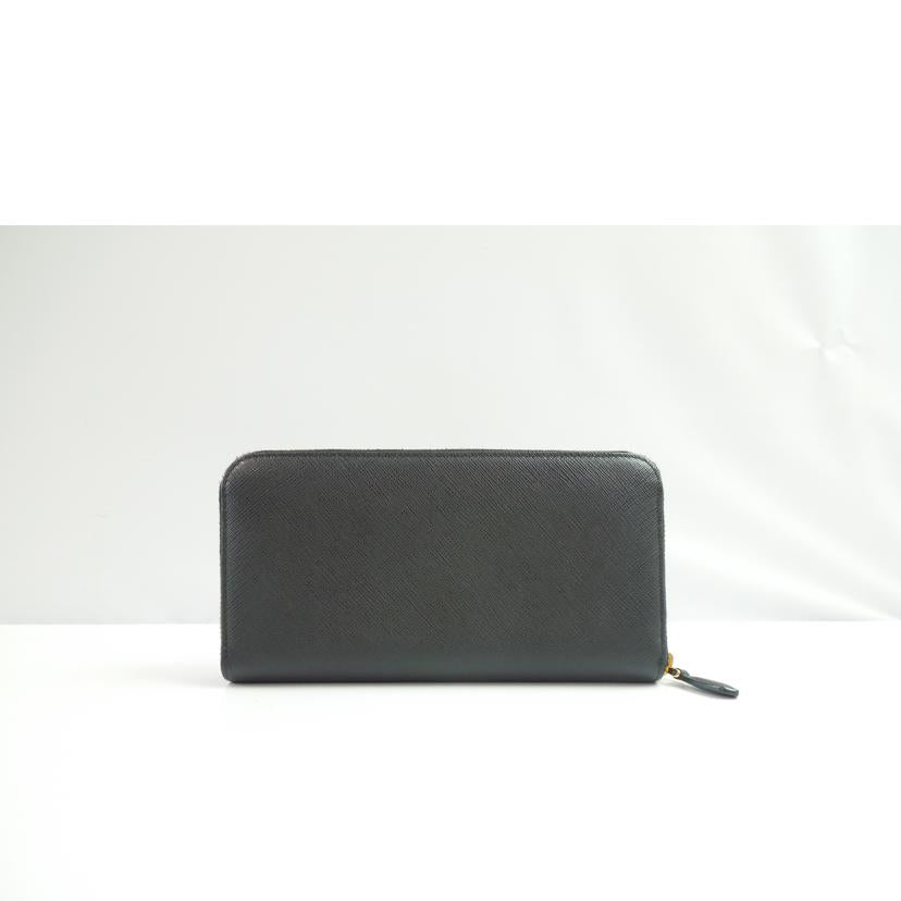 PRADA プラダ/サフィアーノレザーメタルレタリングロゴラウンドジップウォレット/1ML506//12N/Aランク/83