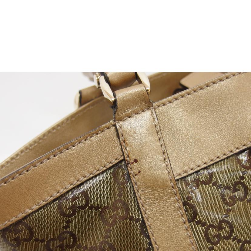 GUCCI グッチ/GGクリスタル/アビートートバッグ/ブラウンゴールド/211983//204991/ABランク/04