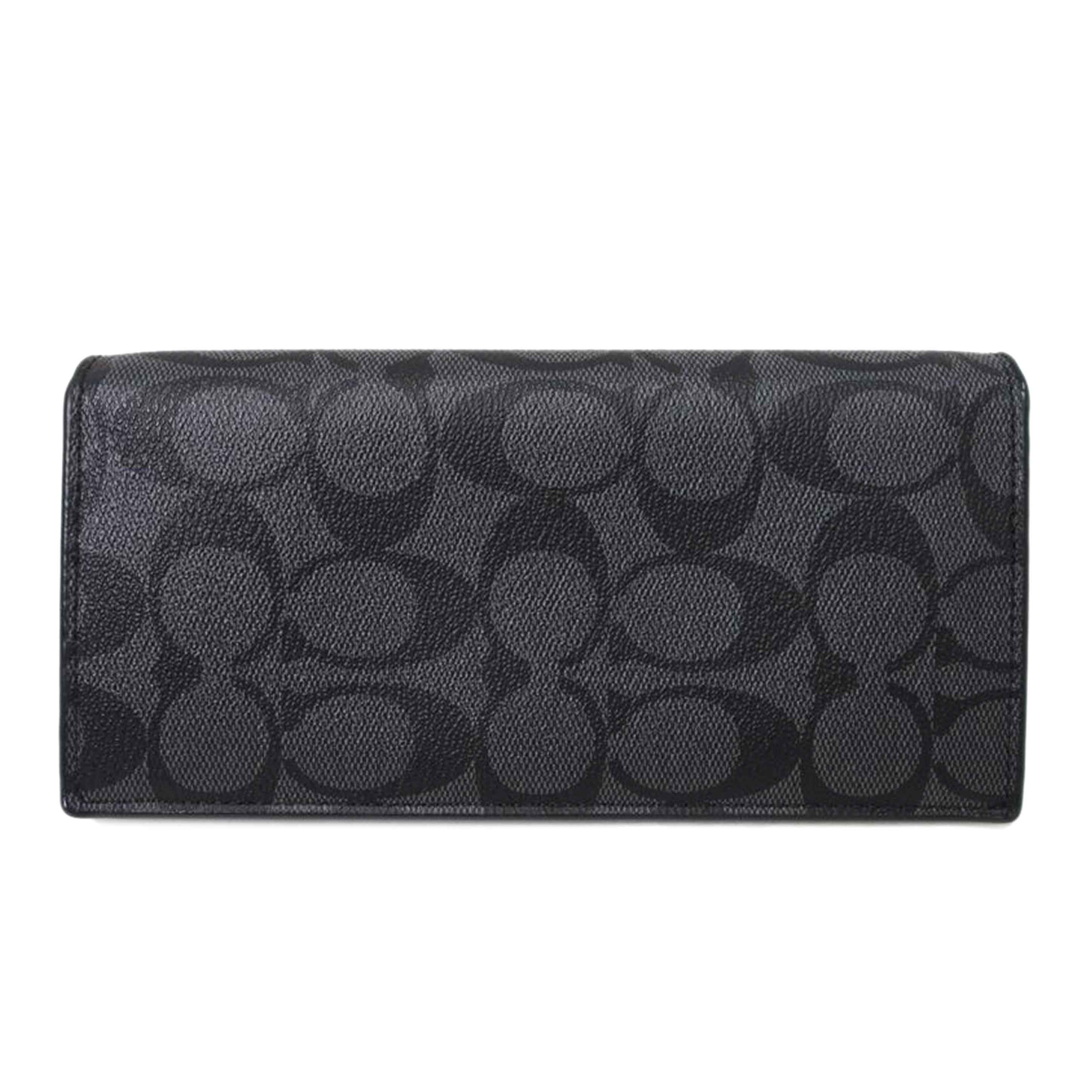 COACH/PVCシグネチャー/2つ折り長財布/F75013//F1844/ABランク/78