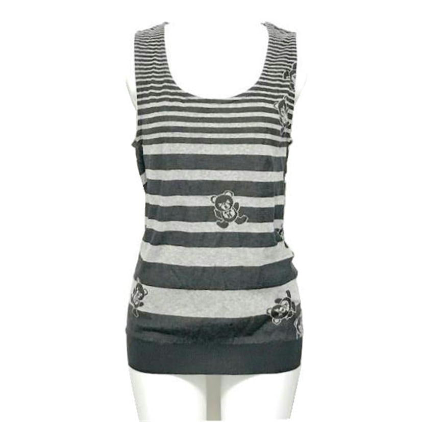 Hysteric Glamour ヒステリックグラマー/HYSTERIC BEAR SCRATCH ボーダーニット/0193CR02//Sランク/51