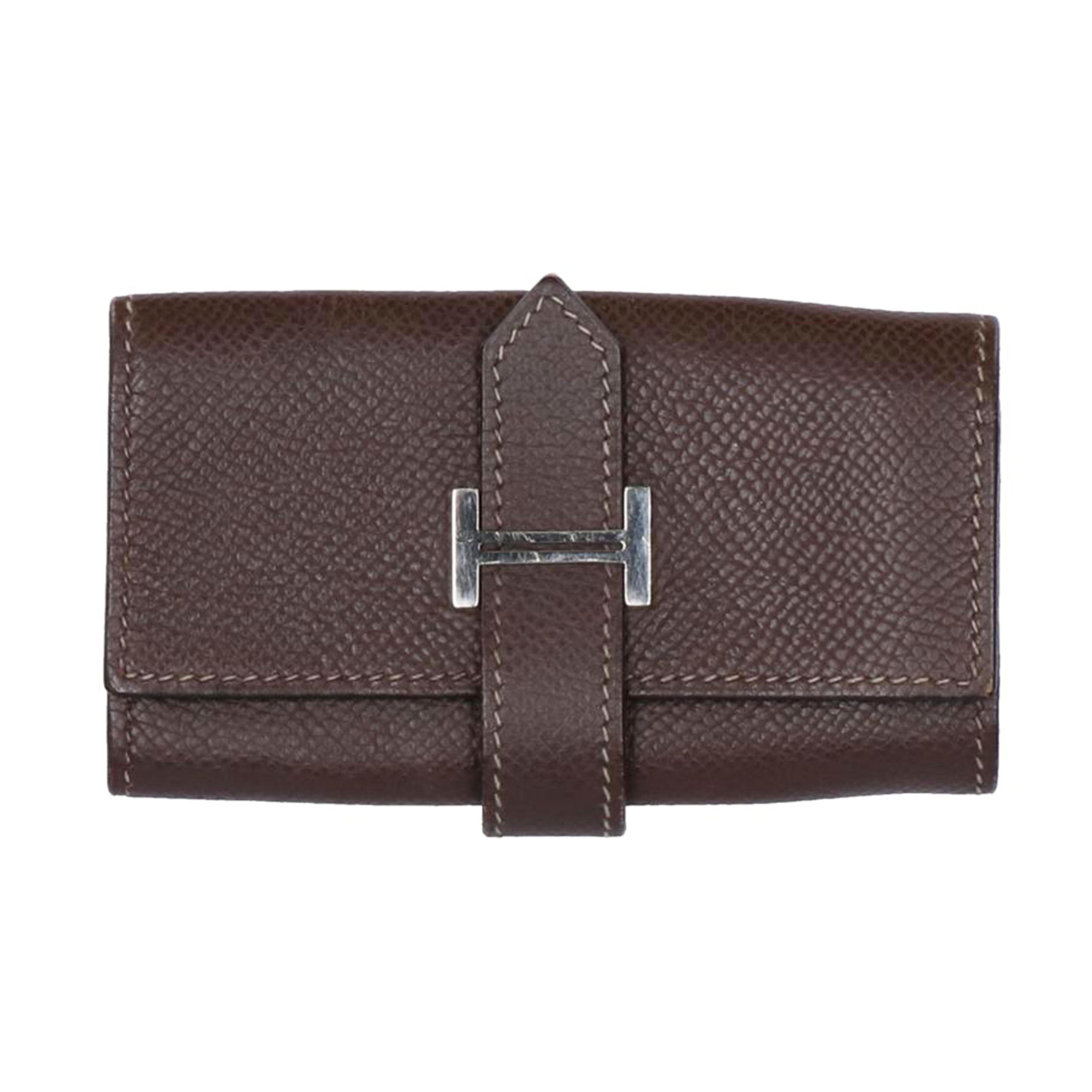 HERMES エルメス/ベアン4連キーケース//□K刻/ABランク/75