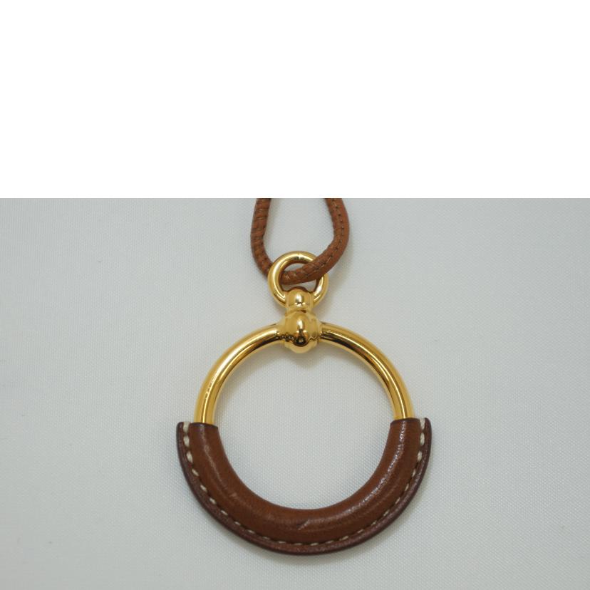 HERMES エルメス/ループグラン/茶ゴールド//ABランク/09