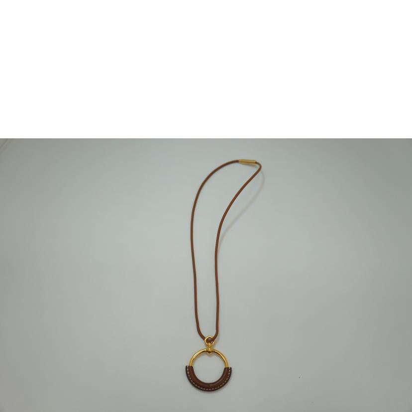 HERMES エルメス/ループグラン/茶ゴールド//ABランク/09