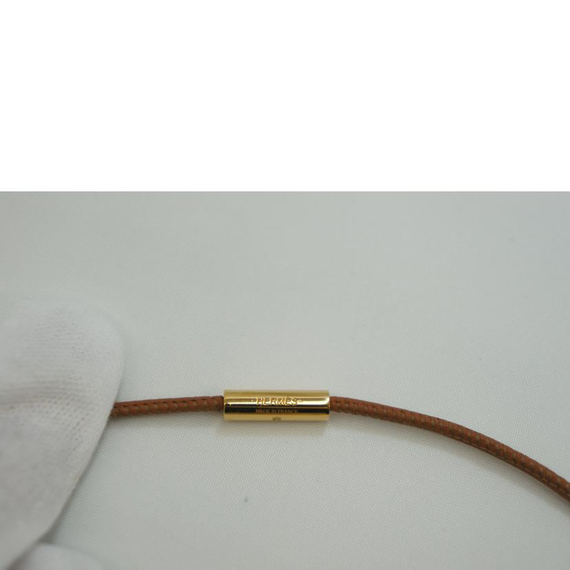 HERMES エルメス/ループグラン/茶ゴールド//ABランク/09