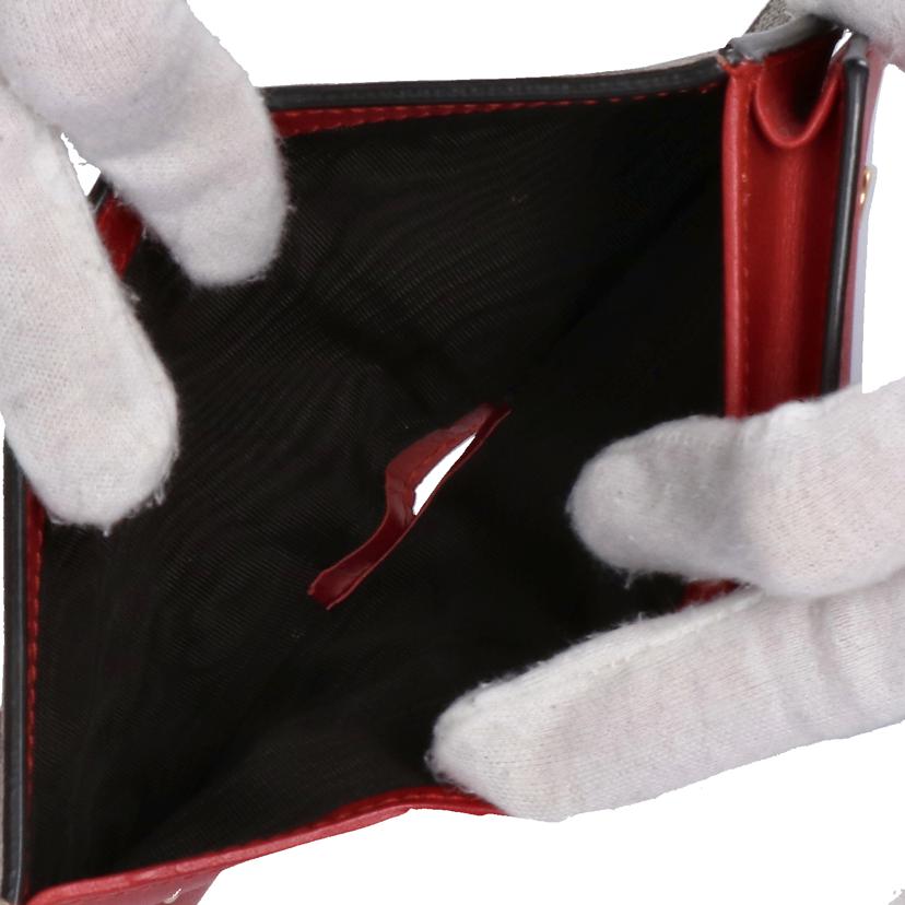 GUCCI グッチ/GGスプリームチェリーコンパクトウォレット/476050//2091/Aランク/75