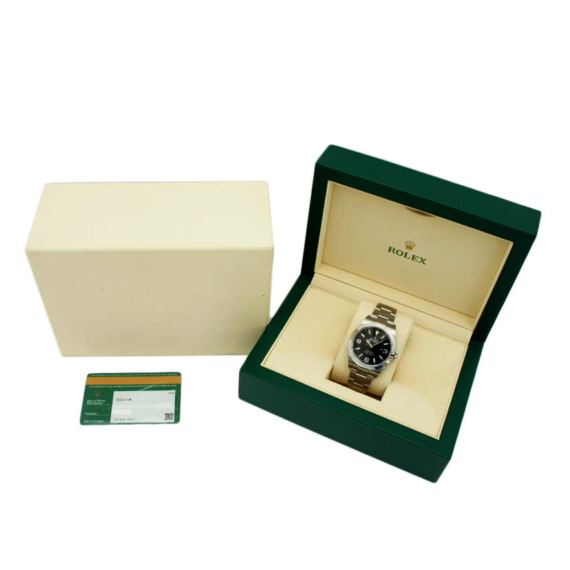 ROLEX ロレックス 腕時計 ランダムシリアル 後期型 ステンレス メンズ 自動巻き/エクスプローラー1/ランダム番/214270//000*****/Aランク/75