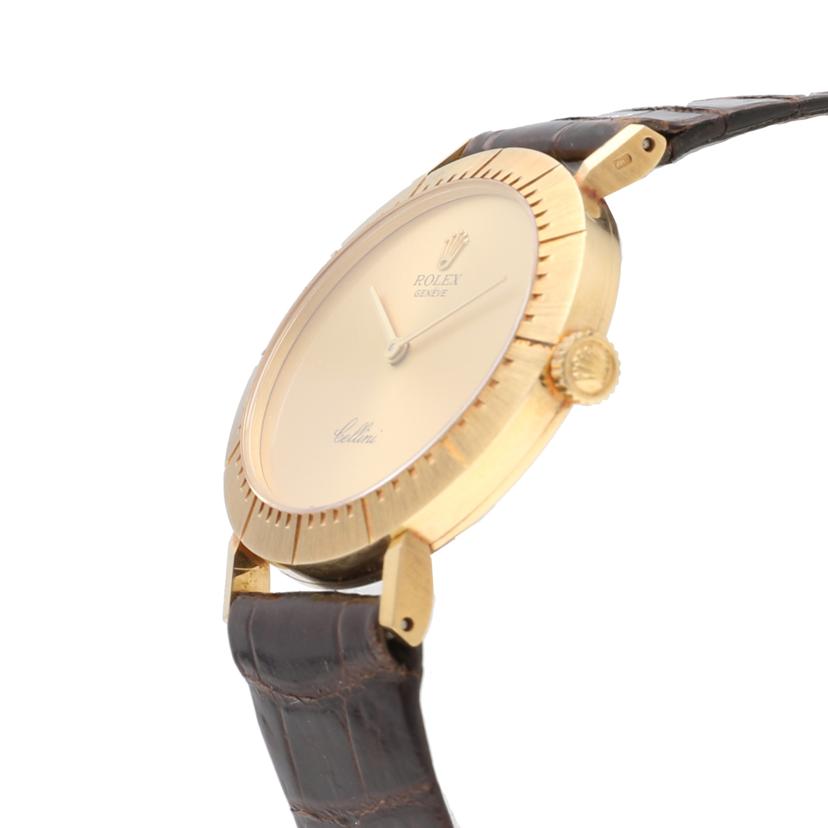 ROLEX ロレックス 1981年頃製造 アンティーク 750 イエローゴールド/チェリーニ・18Kシャンパン/メンズ/手巻き/4083/8//692**********/ABランク/75