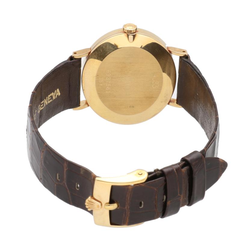 ROLEX ロレックス 1981年頃製造 アンティーク 750 イエローゴールド/チェリーニ・18Kシャンパン/メンズ/手巻き/4083/8//692**********/ABランク/75