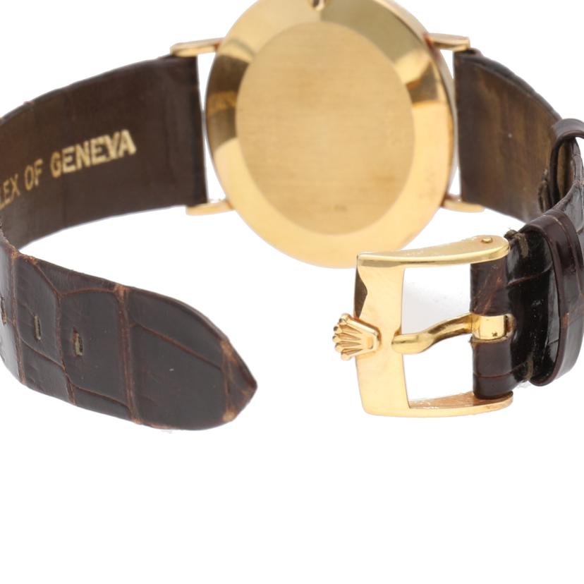 ROLEX ロレックス 1981年頃製造 アンティーク 750 イエローゴールド/チェリーニ・18Kシャンパン/メンズ/手巻き/4083/8//692**********/ABランク/75