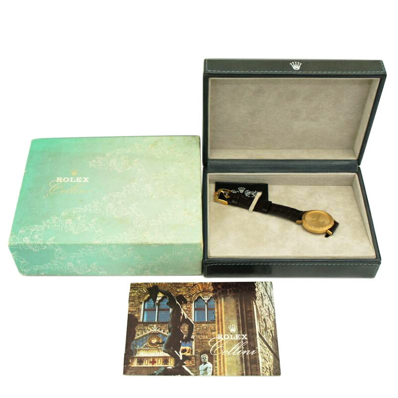 ROLEX ロレックス 1981年頃製造 アンティーク 750 イエローゴールド/チェリーニ・18Kシャンパン/メンズ/手巻き/4083/8//692**********/ABランク/75