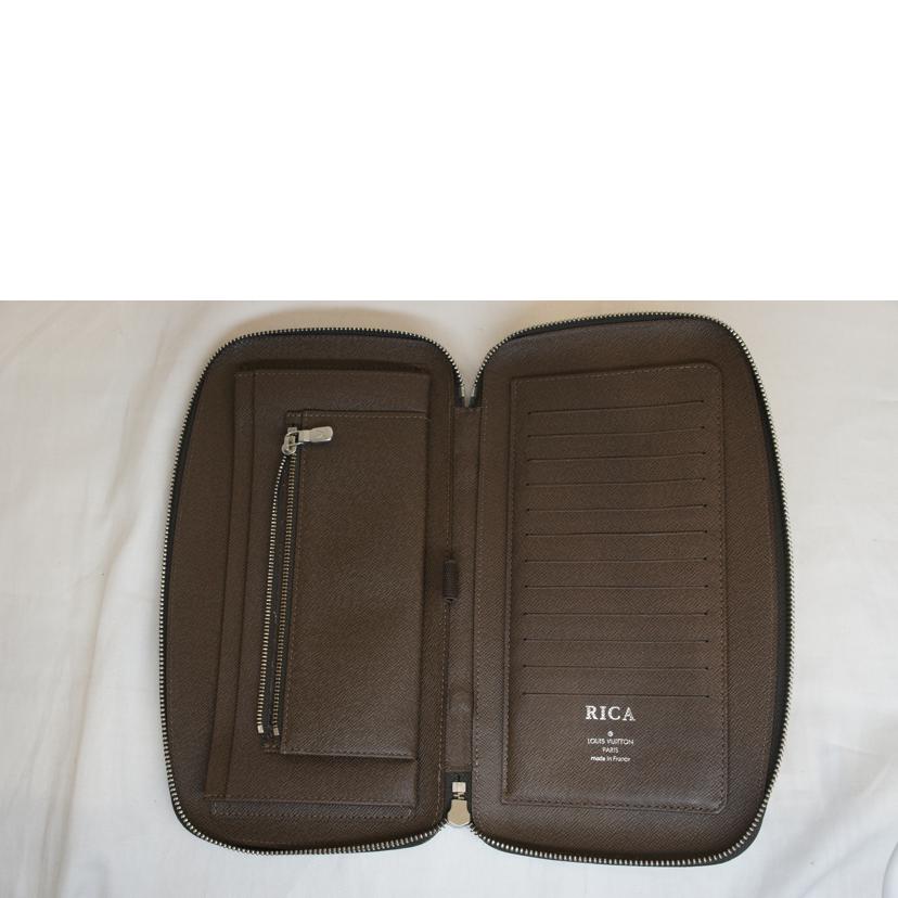 LV ルイヴィトン/タイガ オーガナイザー アトール グリズリ/M30685//MI3102/ABランク/92