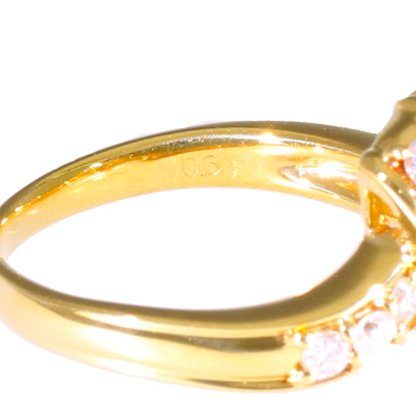 / K18ダイヤリング0.50ct//Aランク/75