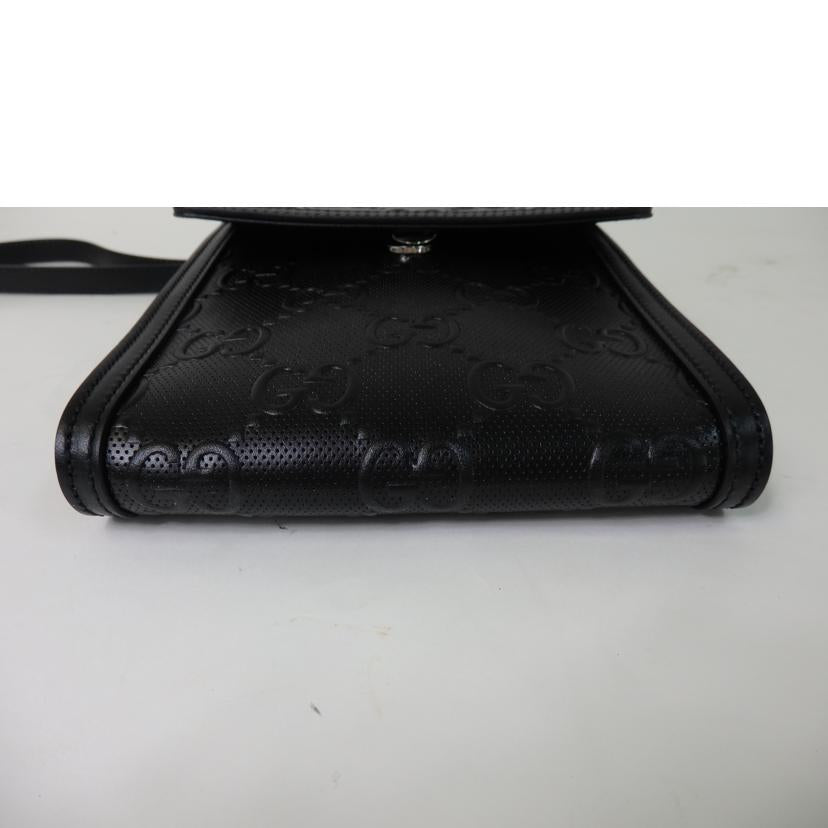 GUCCI グッチ/GGエンボスメッセンジャーバッグ/625782//525040/SAランク/84