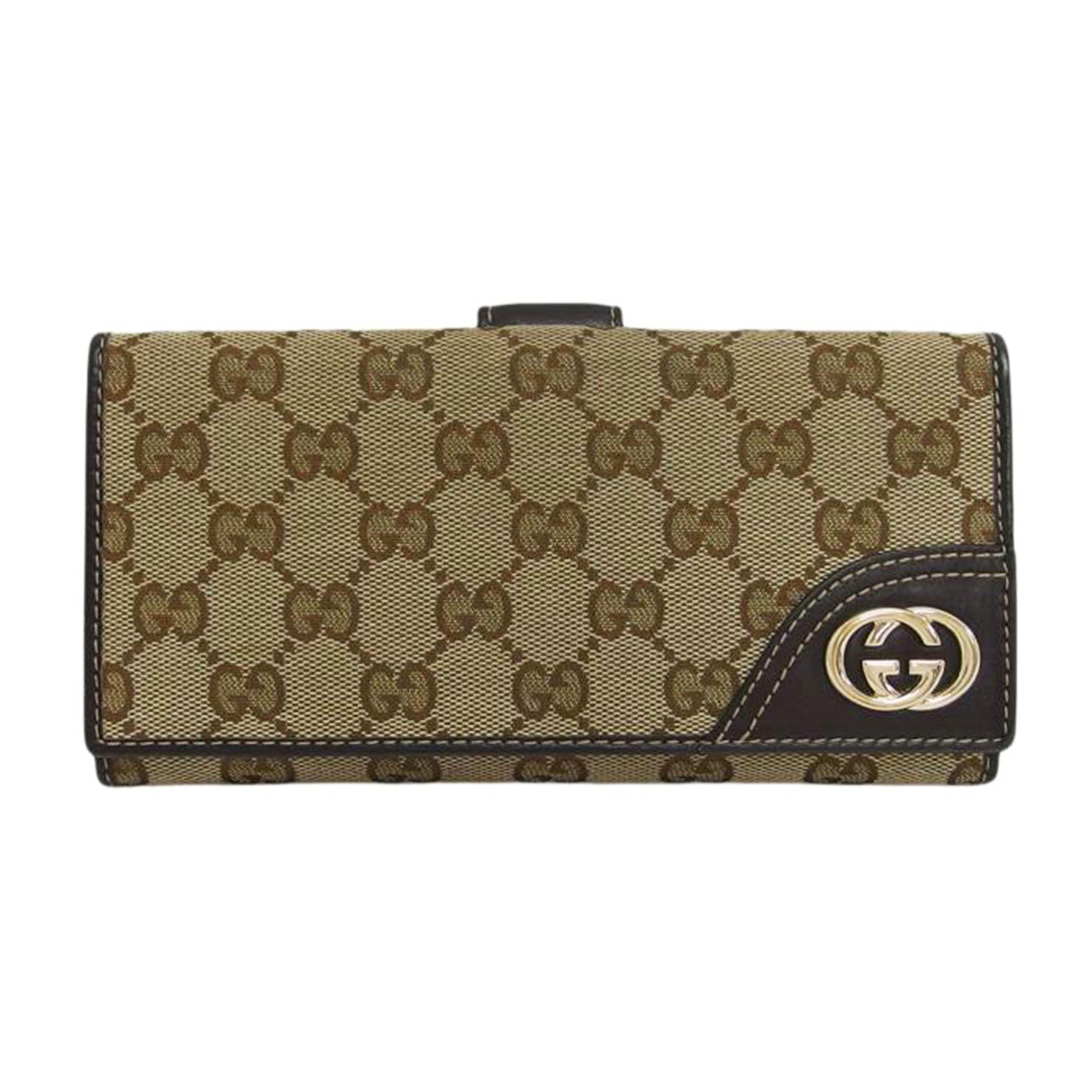 GUCCI グッチ/GGキャンバス/Wホック長財布/181593//0416/ABランク/04