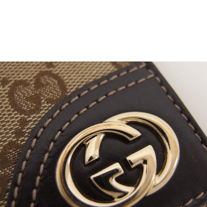 GUCCI グッチ/GGキャンバス/Wホック長財布/181593//0416/ABランク/04