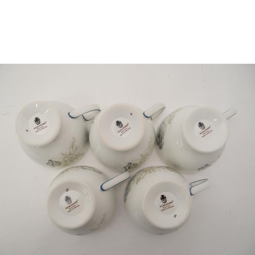 WEDGWOOD ウェッジウッド/カップ&ソーサー5客セット グレンミスト/グレンミスト//SAランク/69