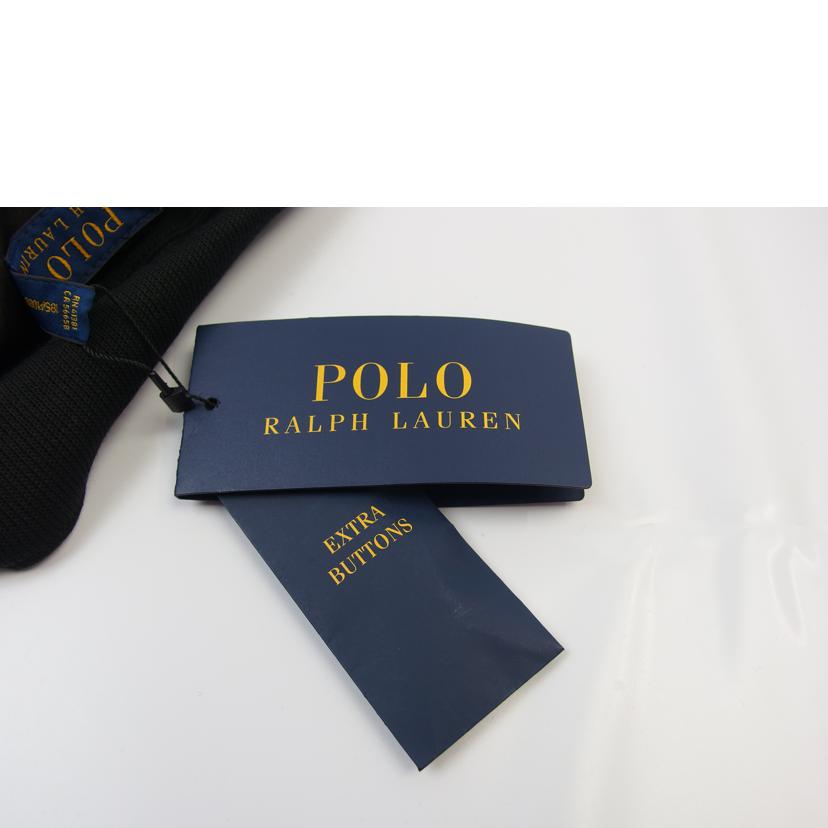 POLO RALPH LAUREN/POLO RALPH LAUREN テーラード シングル エンブレムジャケット ロゴ 刺 PRL 4ツボタン ブラック サイズ14(L)/03945310963//ABランク/83