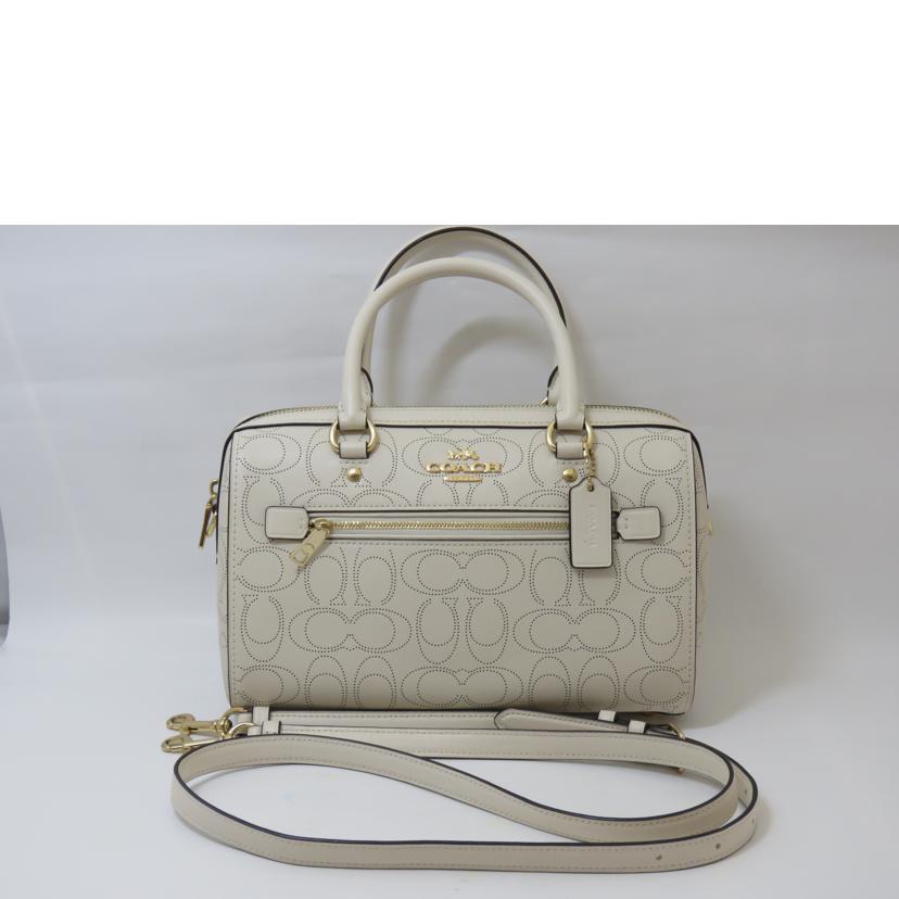 COACH コーチ/ラグジュアリーパフォィテッドレザーローワンサッチェル/1006//B2061/Aランク/90