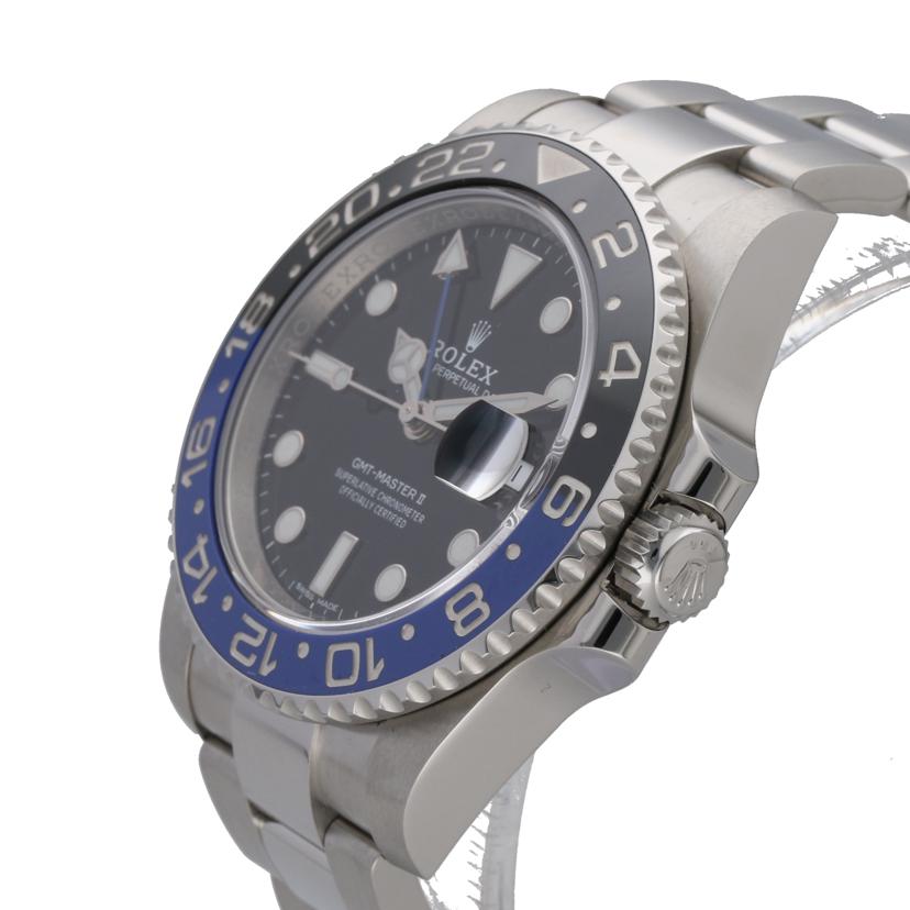 ROLEX ロレックス 腕時計 ランダム番 新品仕上げ済/GMTマスターⅡ・ブラック&ブルー/ランダム番/116710BLNR//620VG381/Aランク/75