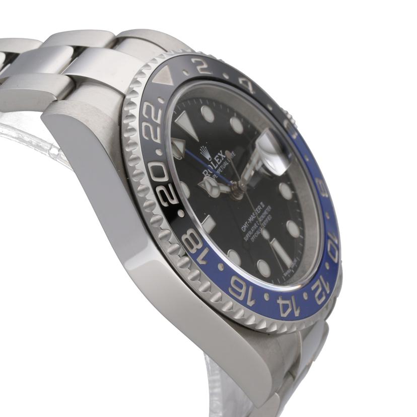 ROLEX ロレックス 腕時計 ランダム番 新品仕上げ済/GMTマスターⅡ・ブラック&ブルー/ランダム番/116710BLNR//620VG381/Aランク/75