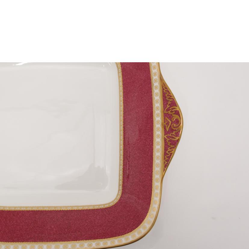 WEDGWOOD ウエッジウッド/スクエアプレート(パウダールビー)/ULADER//SAランク/69