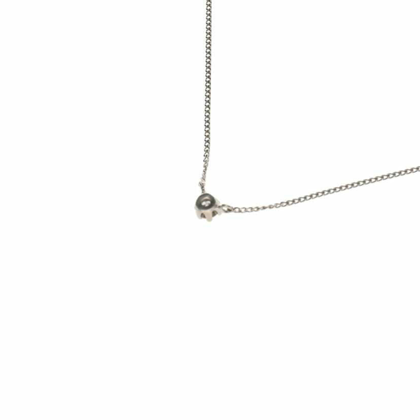 Pt850/Pt850ダイヤネックレス 0.10/1.8//0.10/Aランク/75