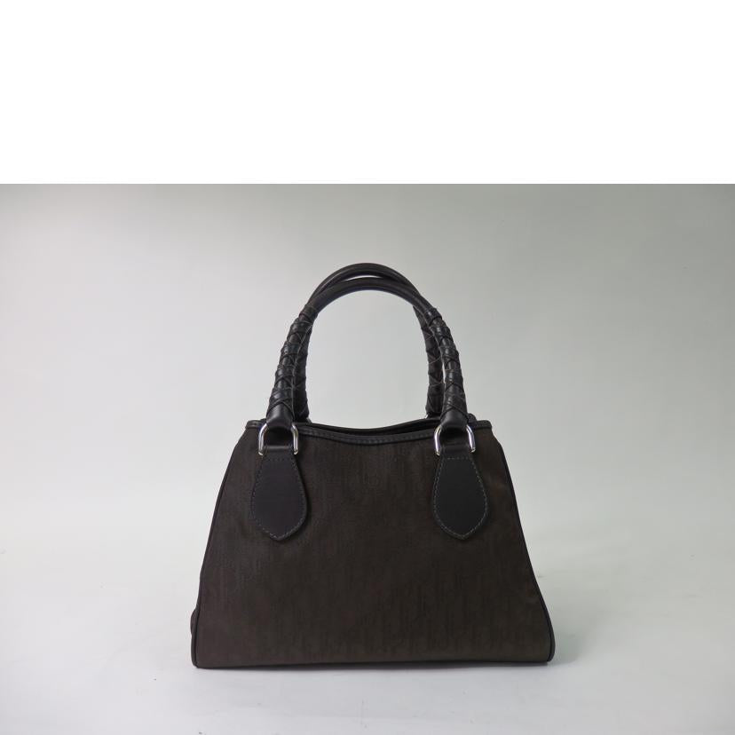 Christian Dior クリスチャンディオール/トロッターレザーハンドバッグ/茶//ABランク/84