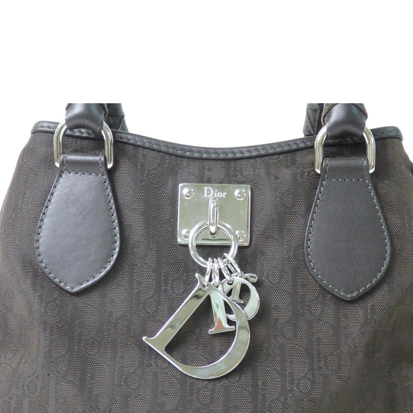 Christian Dior クリスチャンディオール/トロッターレザーハンドバッグ/茶//ABランク/84